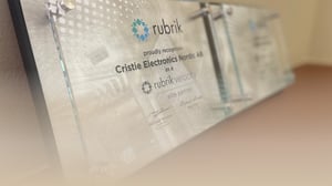 Cristie Rubrik certification picture