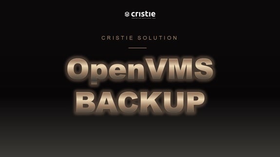 Cristie OpenVMS backup